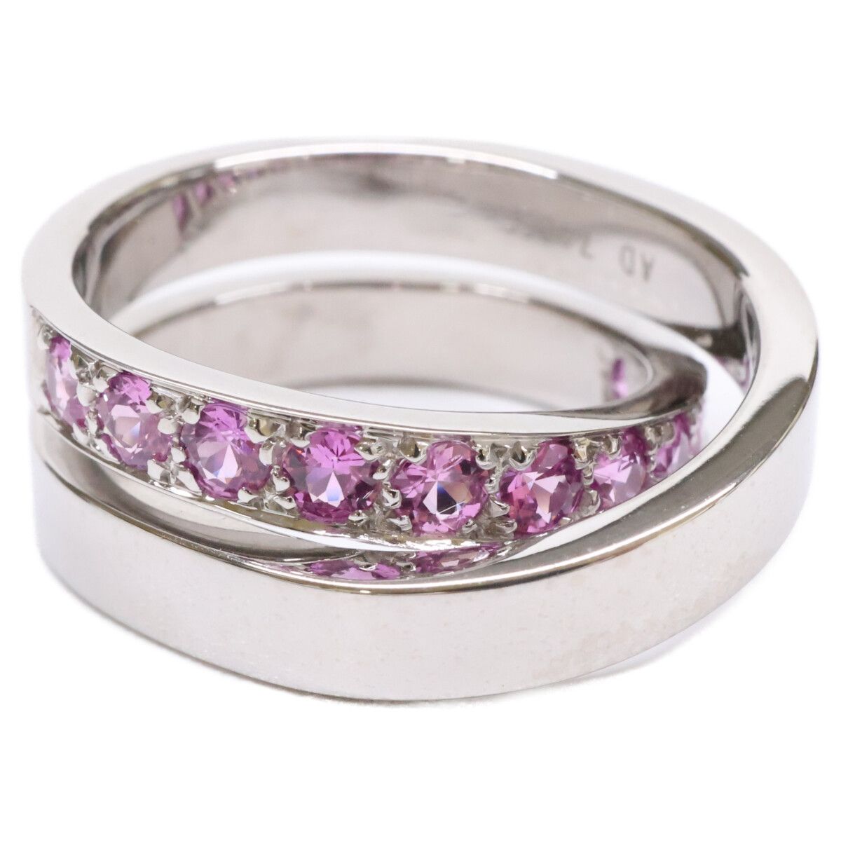 Cartier Polished Pink Saffiano Paris 53 No 13 Ring