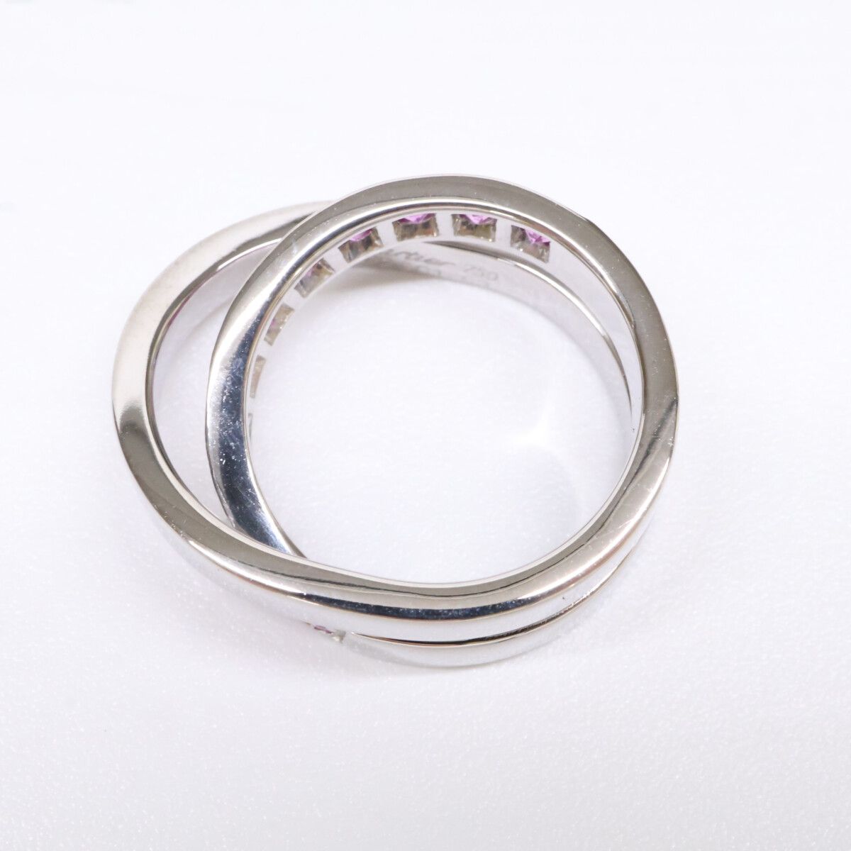Cartier Polished Pink Saffiano Paris 53 No 13 Ring — view 5