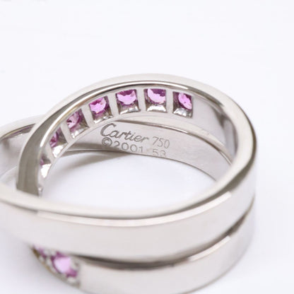 Cartier Polished Pink Saffiano Paris 53 No 13 Ring — view 6