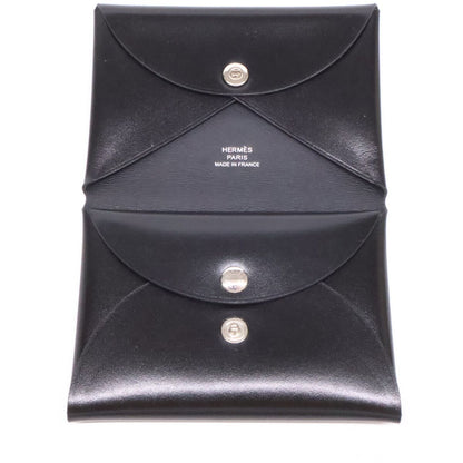 Hermes Box Calf Calvi Duo Card Case — view 7