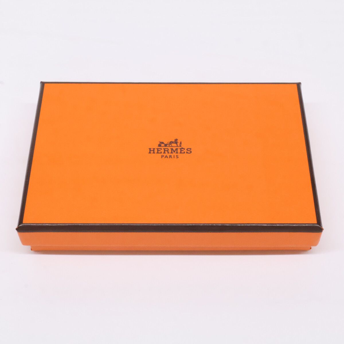 Hermes Box Calf Calvi Duo Card Case — view 9
