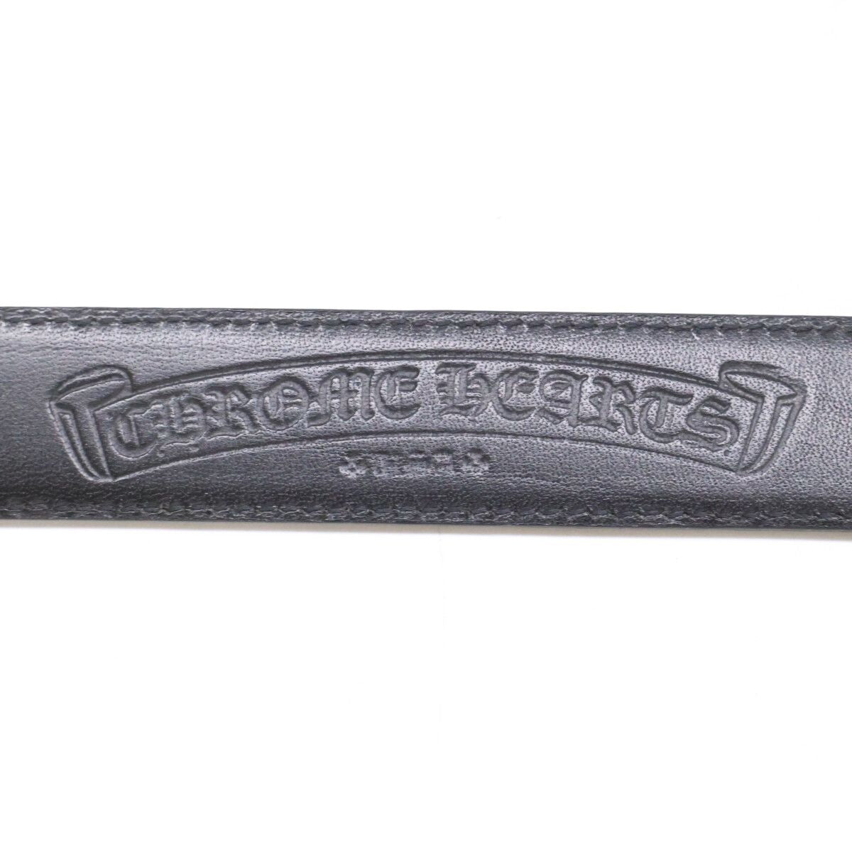 Chrome Hearts Classic Oval Cross Buckle Horse Shoe Rivet Leather — view 8