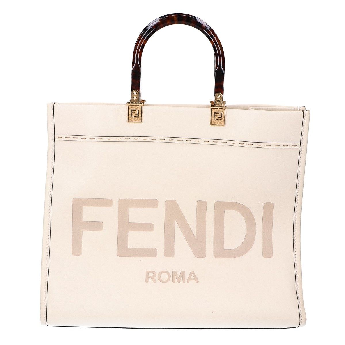 Fendi Calf Leather Sunshine Handbag