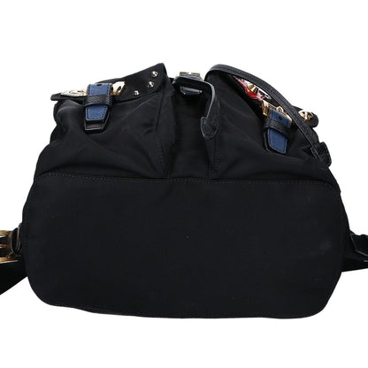 Prada Tessuto Nylon Robot Motif Backpack — view 5