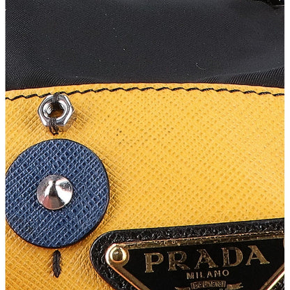 Prada Tessuto Nylon Robot Motif Backpack — view 7