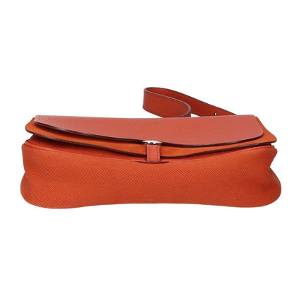 Hermes Vache Liege Toile Ache Sac Colorado PM Shoulder — view 5
