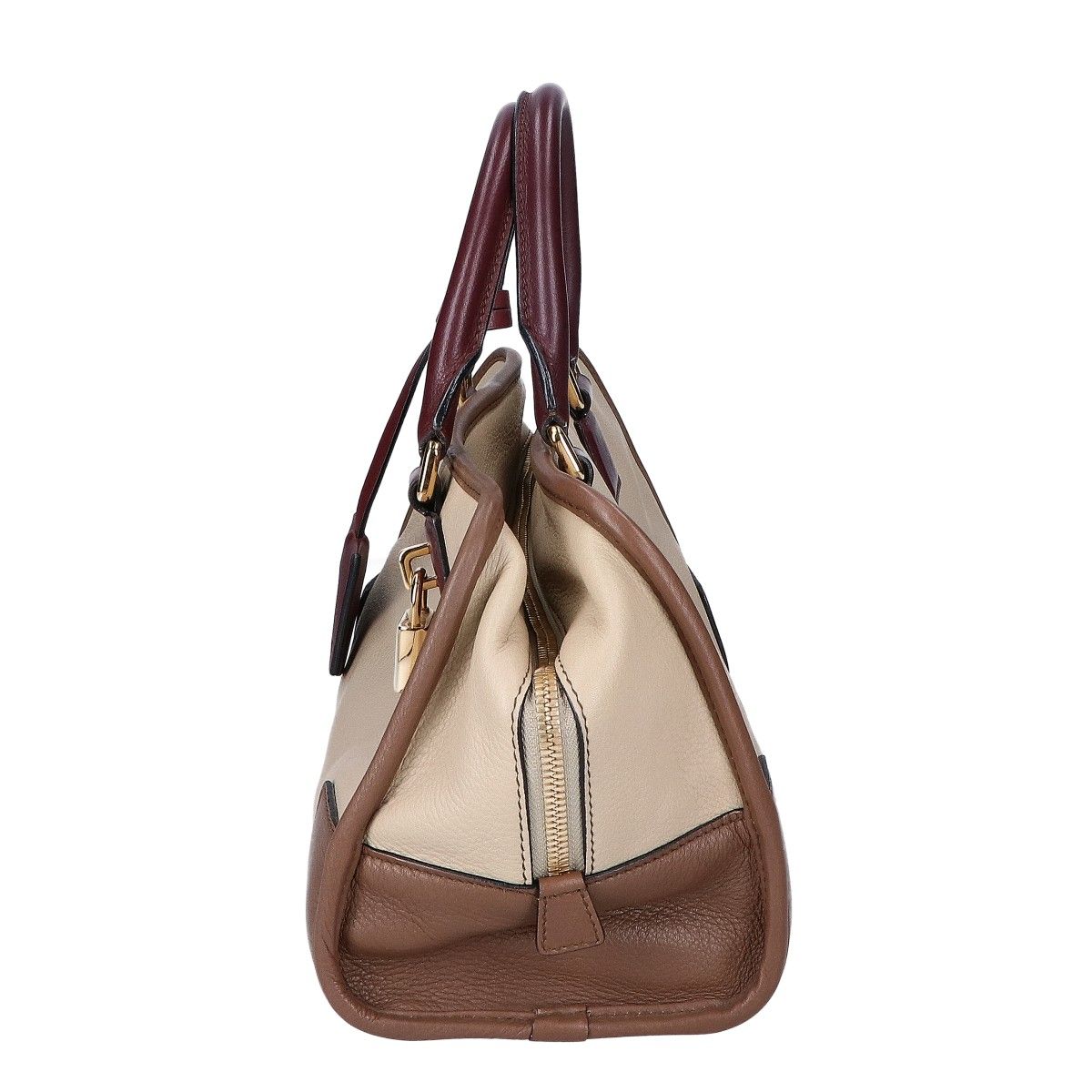 Loewe Beige Tricolor Amazona 28 Handbag — view 2
