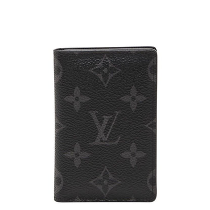 Louis Vuitton Monogram Eclipse Organizer de Poche Card Case Black Gray