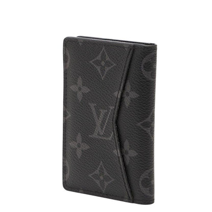 Louis Vuitton Monogram Eclipse Organizer de Poche Card Case Black Gray — view 2