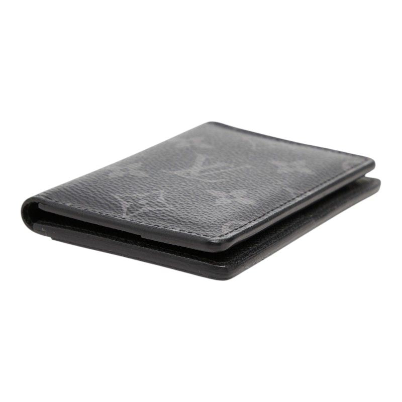 Louis Vuitton Monogram Eclipse Organizer de Poche Card Case Black Gray — view 4