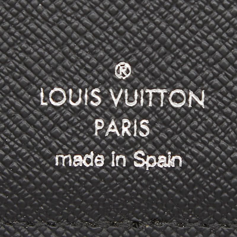 Louis Vuitton Monogram Eclipse Organizer de Poche Card Case Black Gray — view 8