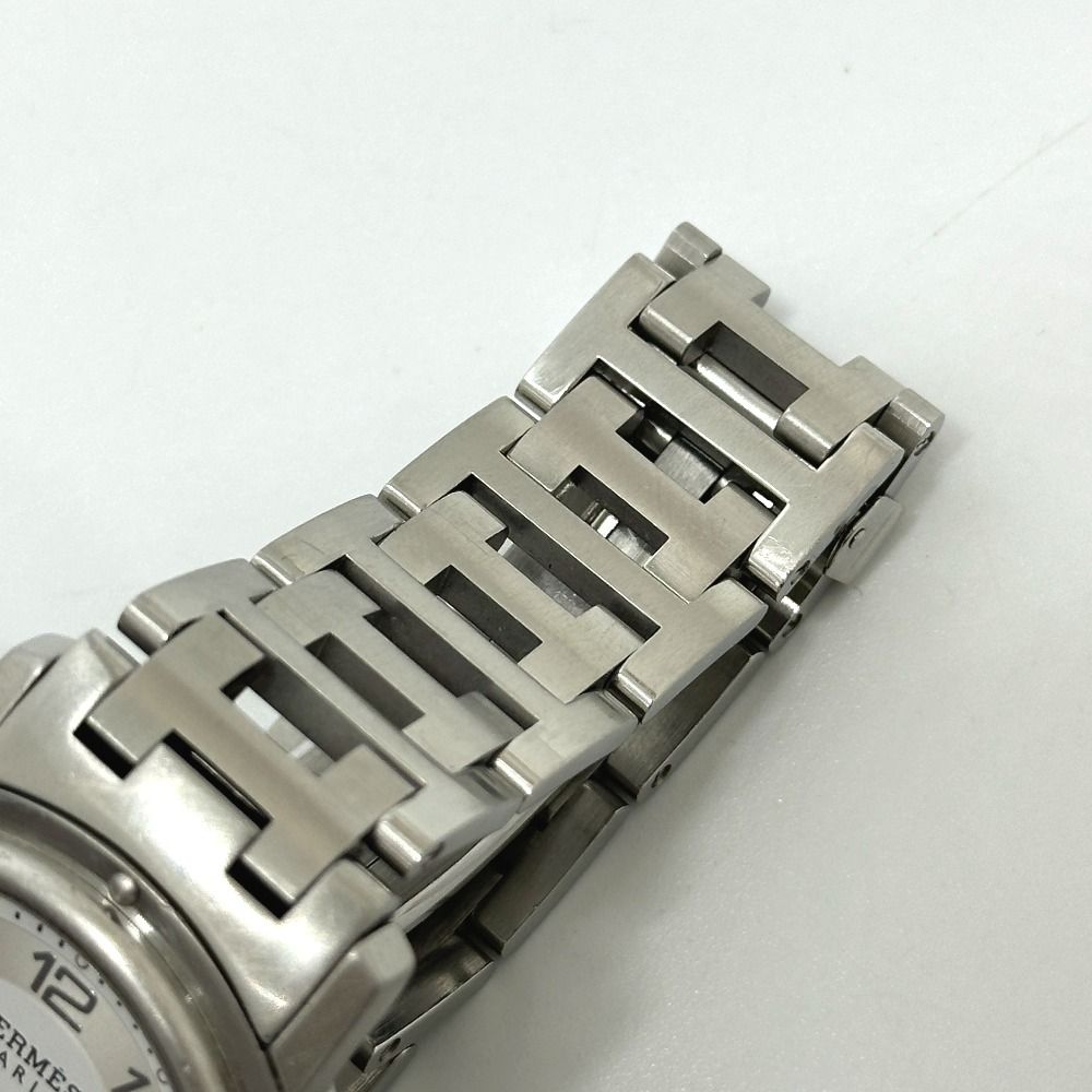 Hermes Watch Clipper SS Silver — view 8