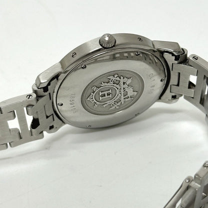 Hermes Watch Clipper SS Silver — view 6