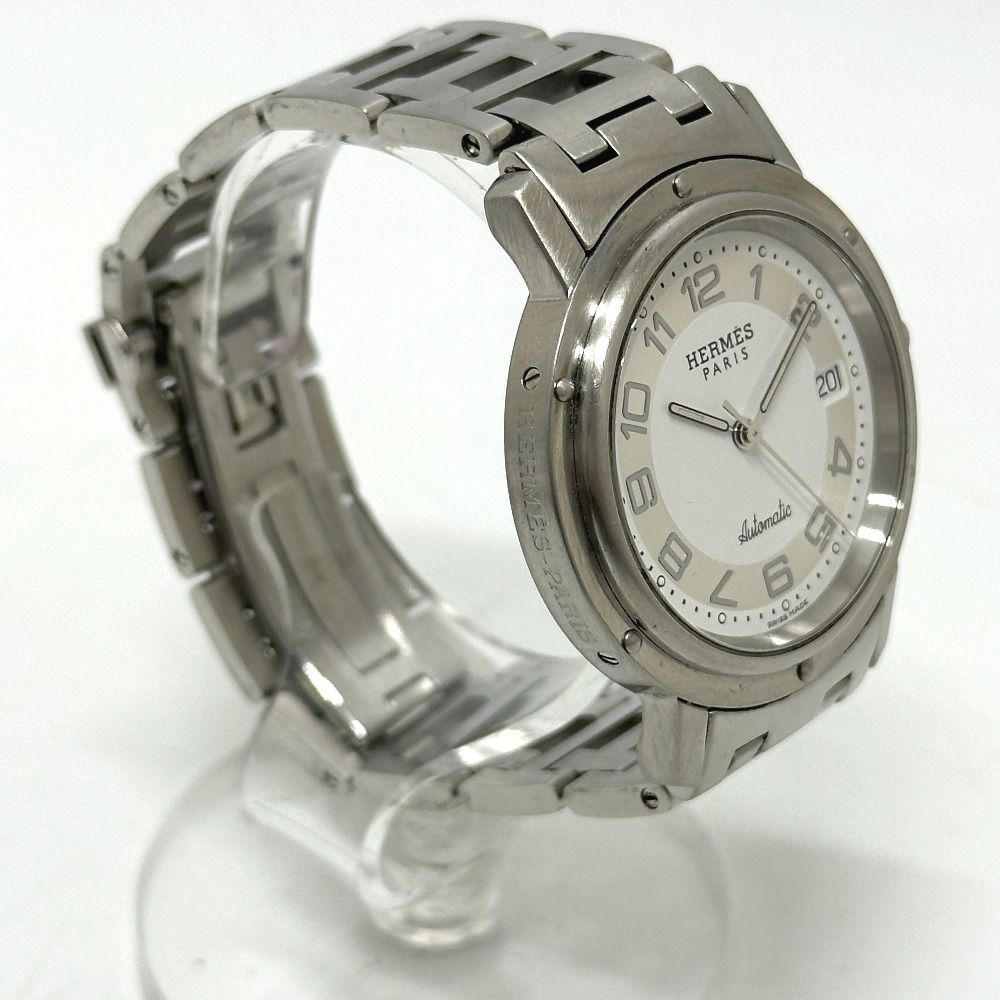 Hermes Watch Clipper SS Silver — view 3