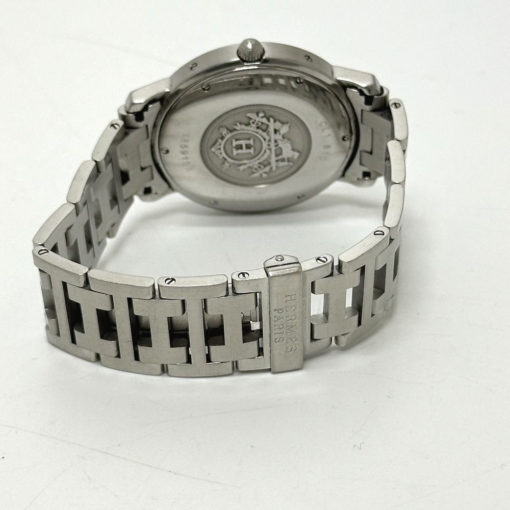 Hermes Watch Clipper SS Silver — view 4