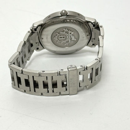 Hermes Watch Clipper SS Silver — view 4