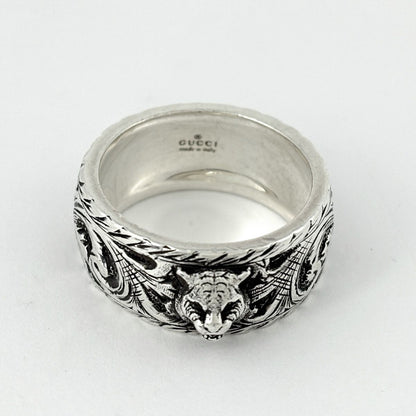 Gucci Tiger Head Ring 925 Sterling Silver — view 2