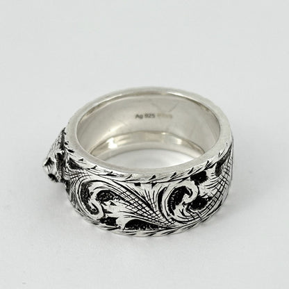Gucci Tiger Head Ring 925 Sterling Silver — view 3