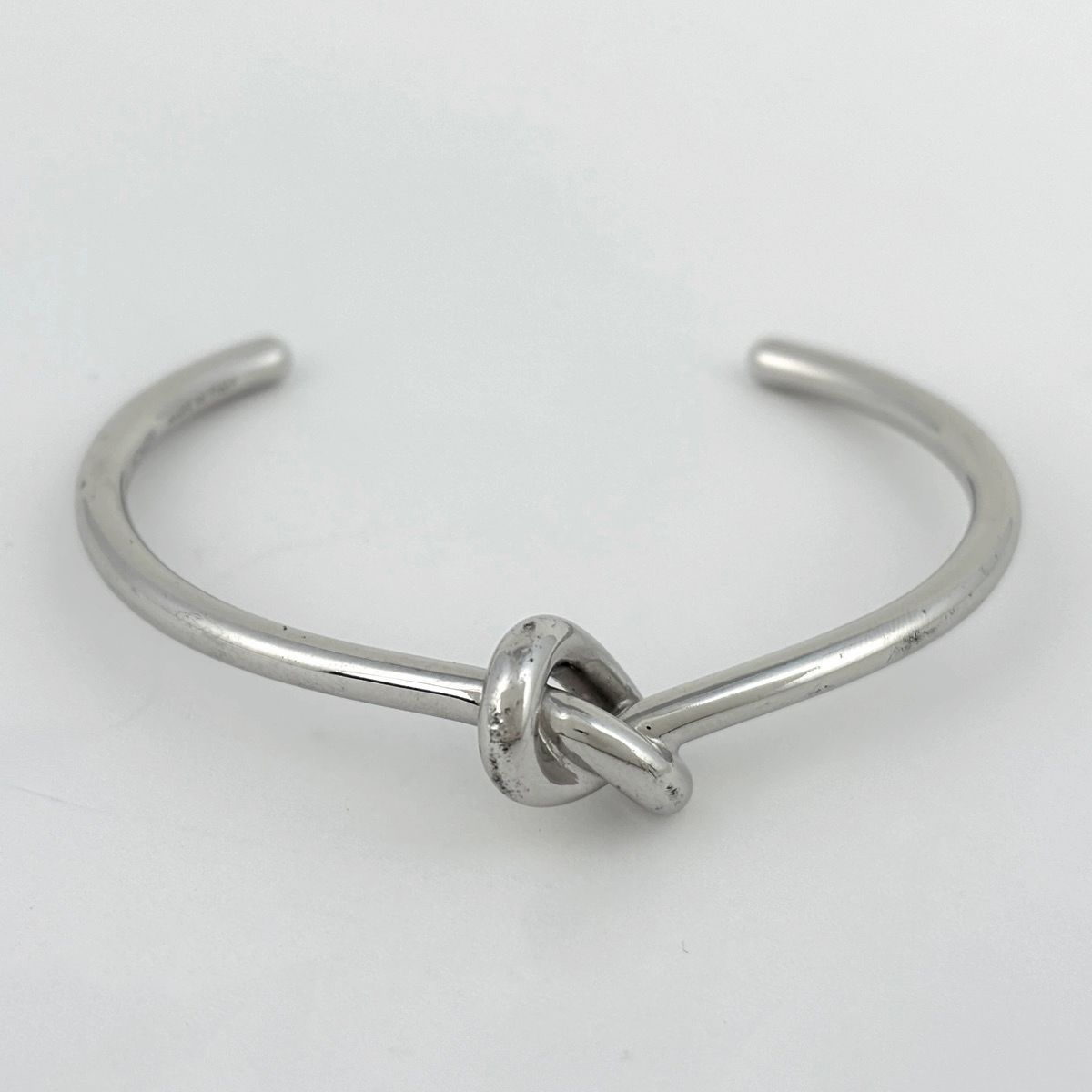 Celine Knot Extra Thin Bracelet Metal Silver — view 2