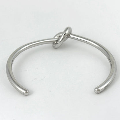 Celine Knot Extra Thin Bracelet Metal Silver — view 3