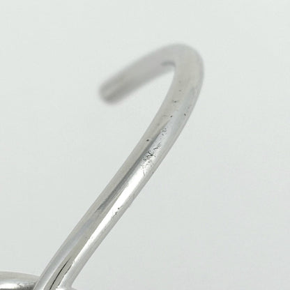 Celine Knot Extra Thin Bracelet Metal Silver — view 5