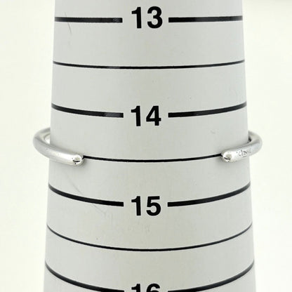 Celine Knot Extra Thin Bracelet Metal Silver — view 6