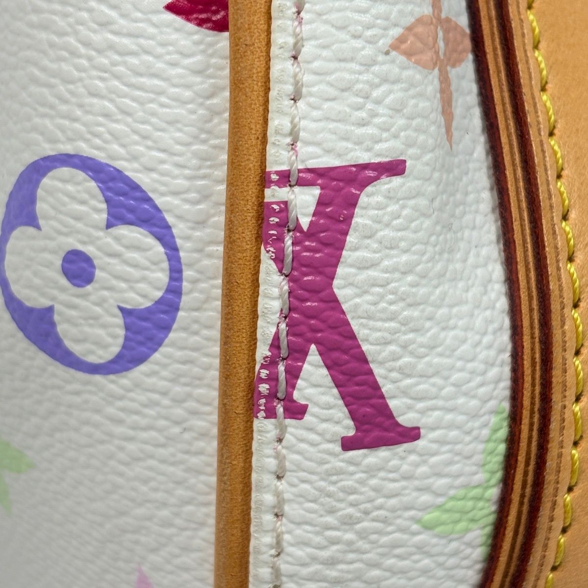 Louis Vuitton Priscilla Handbag Monogram Multicolor Blanc — view 4