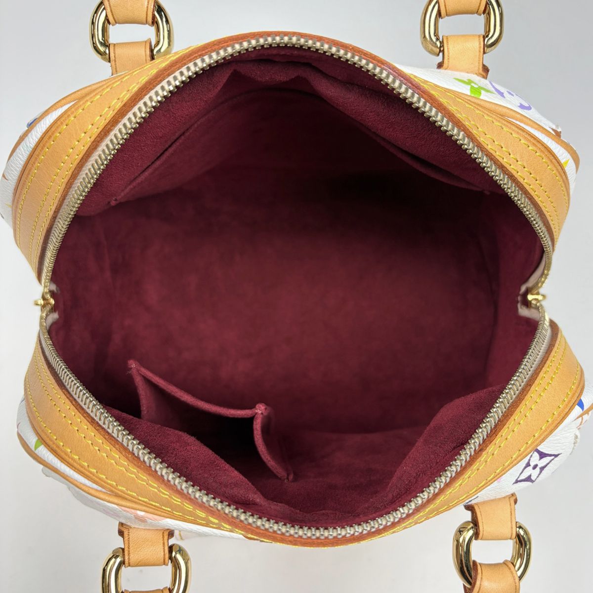 Louis Vuitton Priscilla Handbag Monogram Multicolor Blanc — view 7