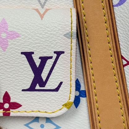 Louis Vuitton Priscilla Handbag Monogram Multicolor Blanc — view 5