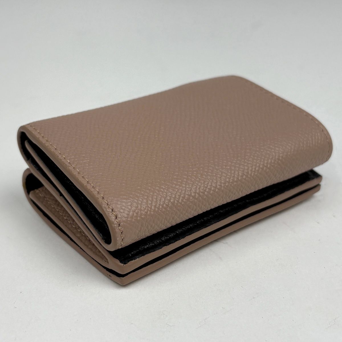 Balenciaga Logo Compact Wallet Everyday Trifold Leather Pink — view 2