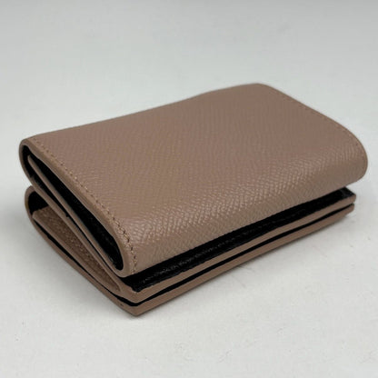 Balenciaga Logo Compact Wallet Everyday Trifold Leather Pink — view 2