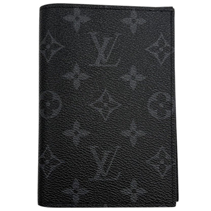 Louis Vuitton Couverture Passport NM Holder Card Case Monogram Eclipse Black