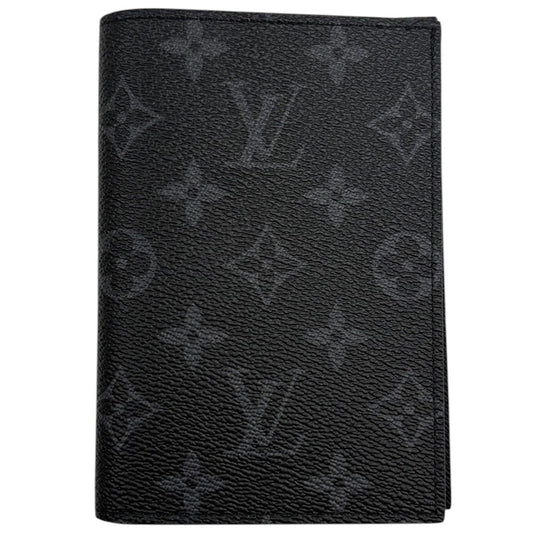 Louis Vuitton Couverture Passport NM Holder Card Case Monogram Eclipse Black