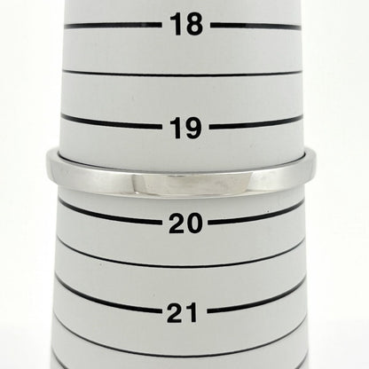 Chanel Logo Bangle Metal Silver Bracelet — view 7