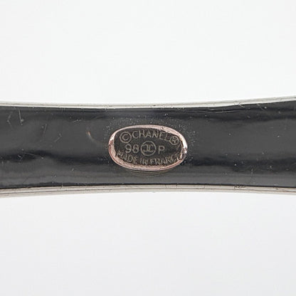 Chanel Logo Bangle Metal Silver Bracelet — view 6