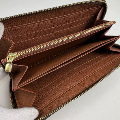 Louis Vuitton Zippy Wallet Round Zip Monogram Brown — view 5