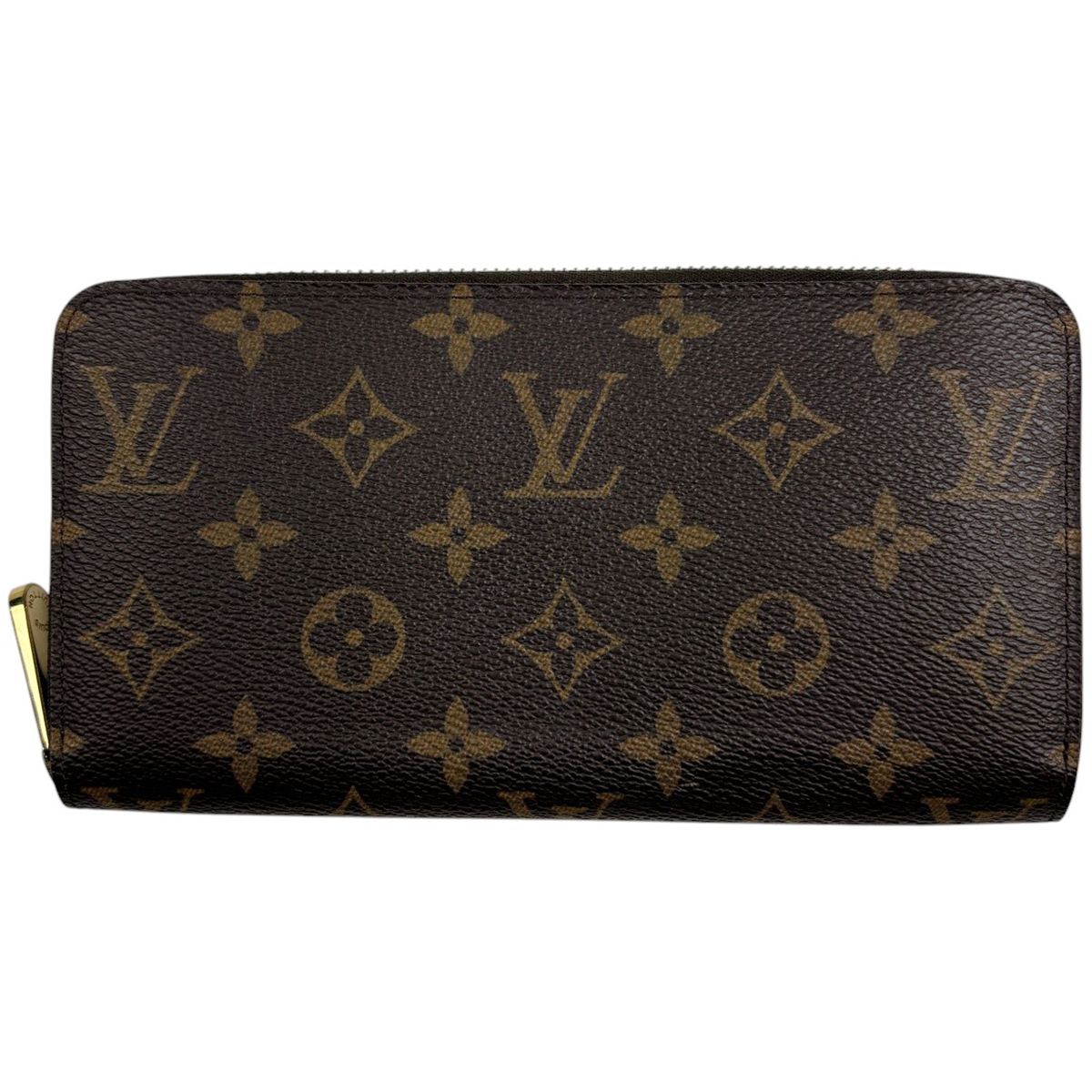 Louis Vuitton Zippy Wallet Round Zip Monogram Brown