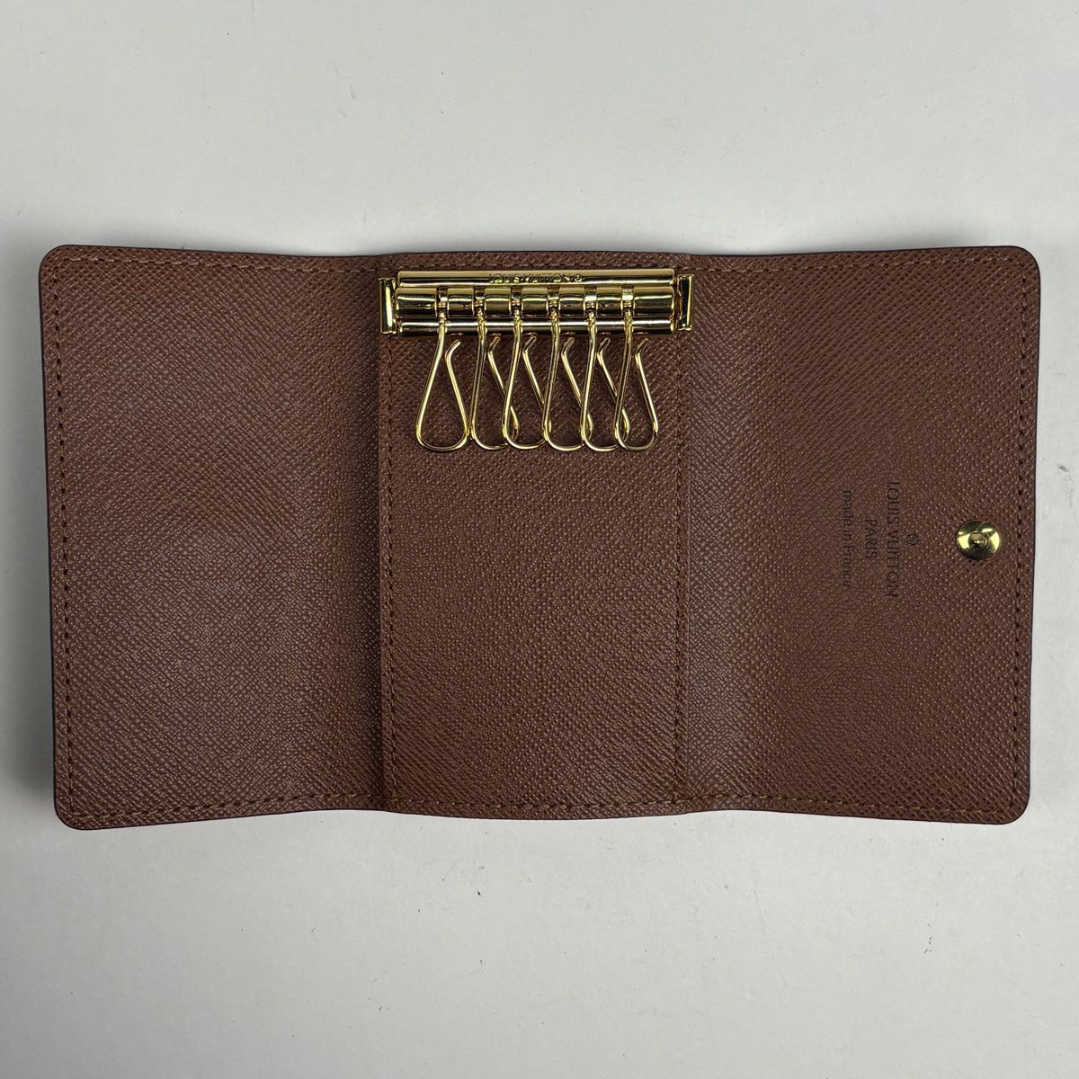 Louis Vuitton Multicles 6 Key Holder Key Hook Key Case Monogram Brown — view 4