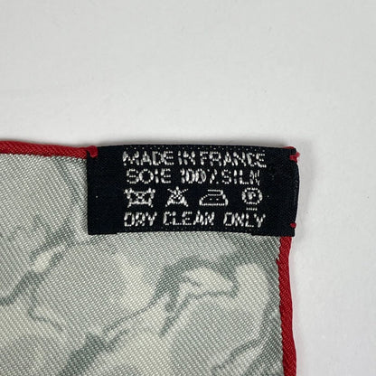 Hermes Carre 90 Carpe Diem Enjoy Your Day Scarf Silk Orange Multicolor — view 2