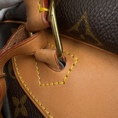 Louis Vuitton Deauville Handbag Bowling Vanity Monogram Brown — view 4