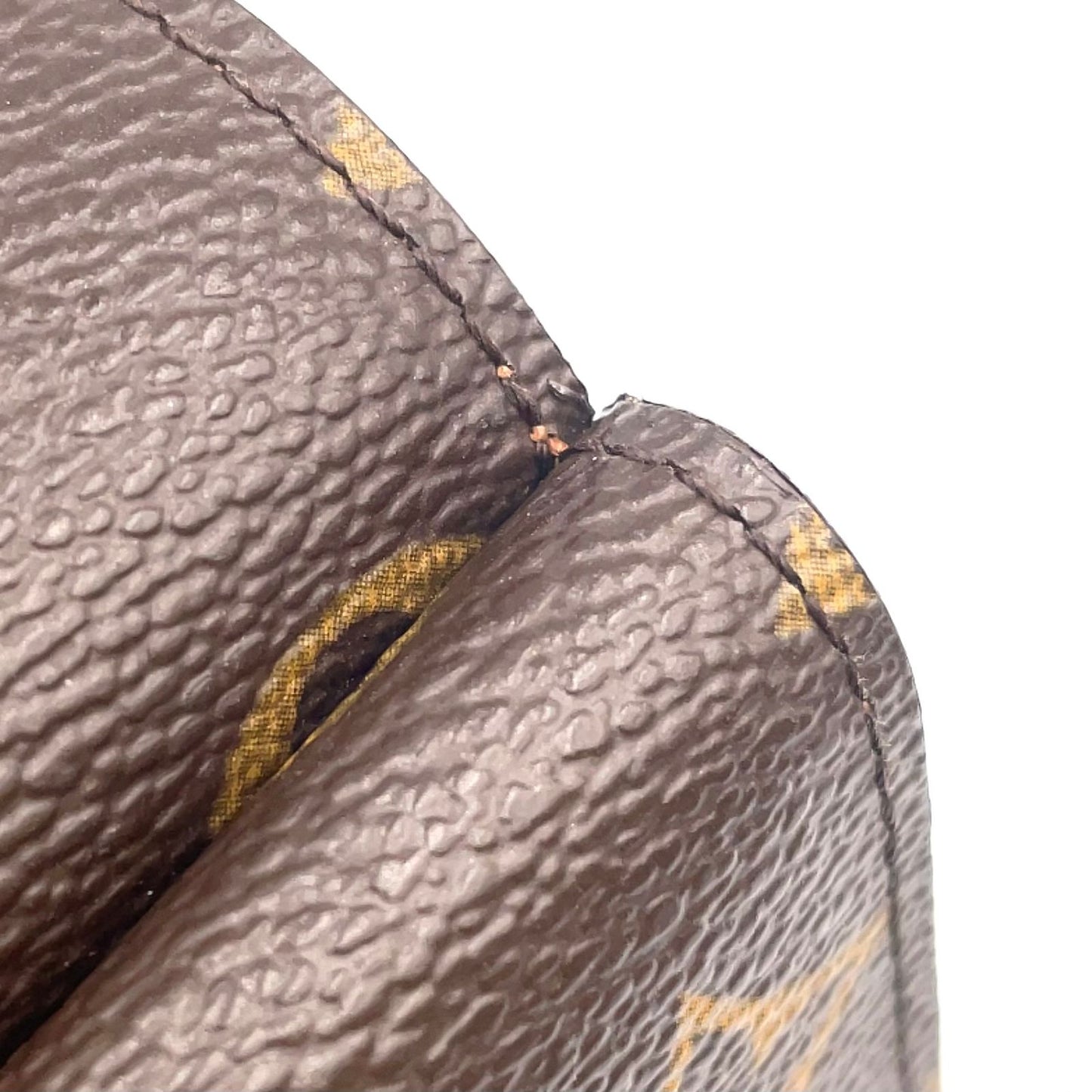 Louis Vuitton Porte Monet Billets Cult Cles Monogram Leather Brown Trifold — view 9