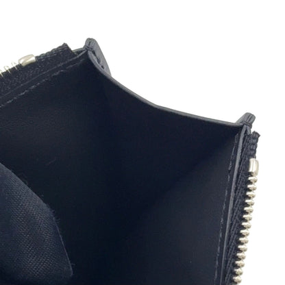 Louis Vuitton Coin Card Holder Monogram Eclipse Leather Black Case Silver — view 6
