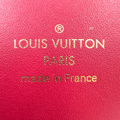 Louis Vuitton Portefeuille Floral Monogram Compact Leather Pink Purple Brown — view 4