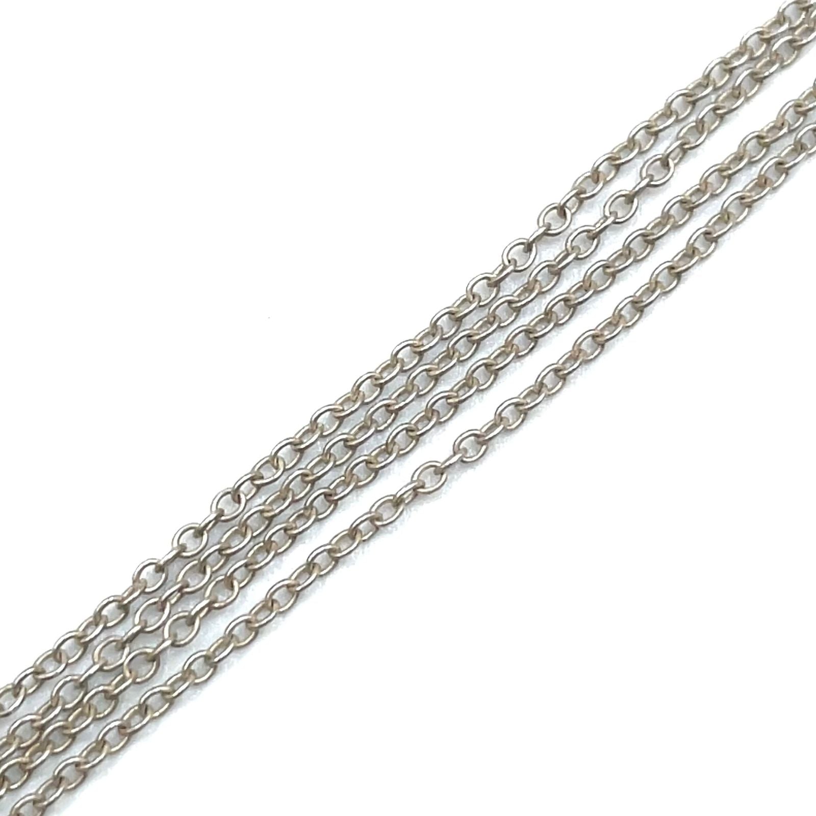Tiffany & Co Small Cross Silver Necklace — view 6