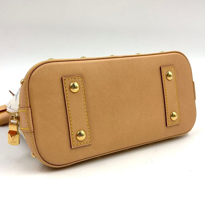 Louis Vuitton LV Takashi Murakami Alma BB 2-Way Shoulder Leather White Multicolo — view 8