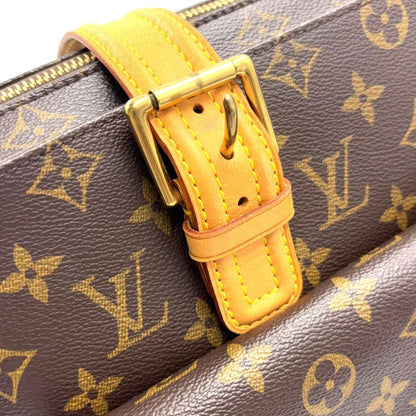 Louis Vuitton Multiplicity Monogram Leather Brown Light Handbag Gold — view 9