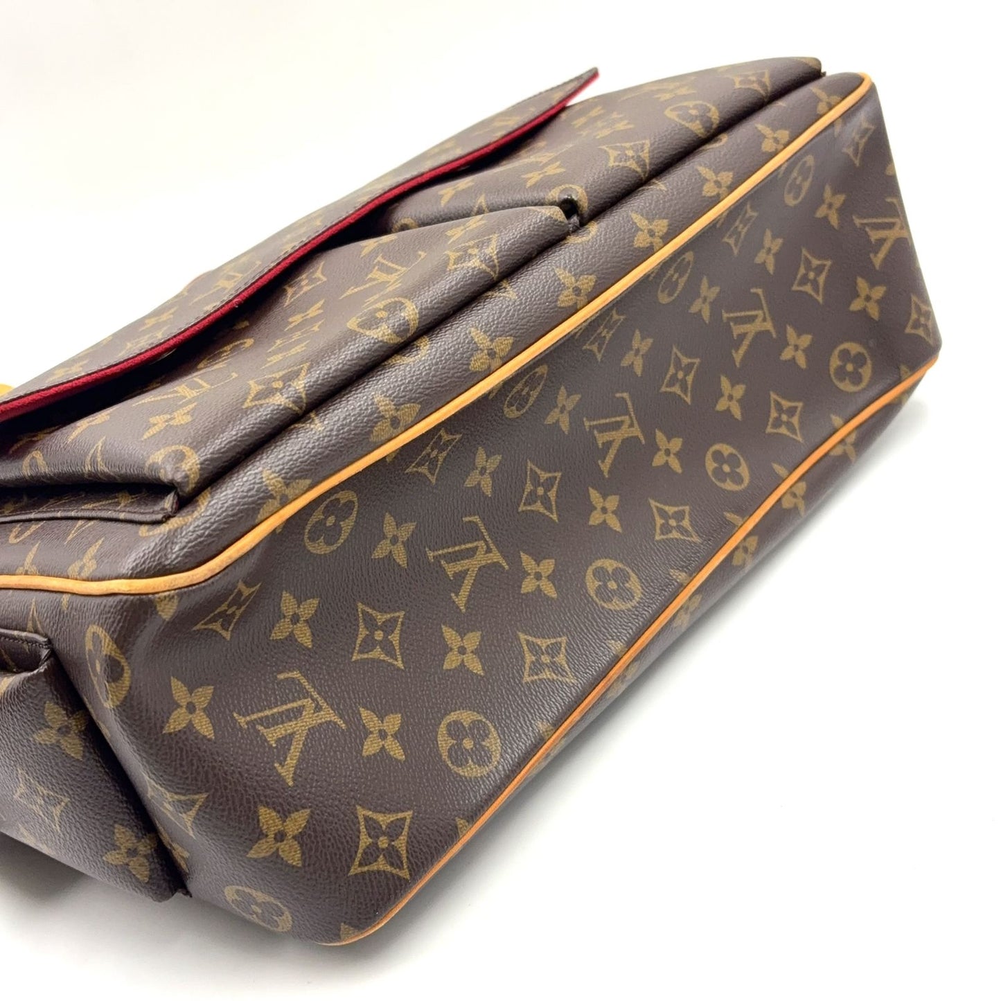Louis Vuitton Multiplicity Monogram Leather Brown Light Handbag Gold — view 5