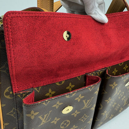 Louis Vuitton Multipuri City Handbag Shoulder Tote Monogram Brown — view 4