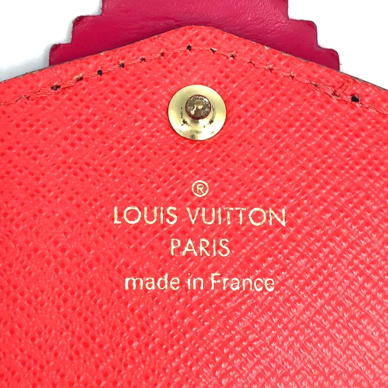 Louis Vuitton Monogram Totem Portefeuille Sarah Leather Pink Brown Wallet Gold — view 4