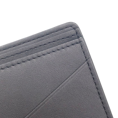 Louis Vuitton Portefeuille Multiple Initial Leather Black Bifold Wallet — view 9